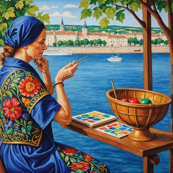 Peut-on trouver une croisière qui offre des cours de peinture sur soie en France?